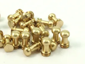 20 Raw Brass Industrial Findings (9x5 Mm)