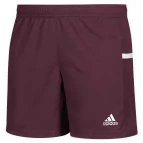 adidas Women's Maroon/White Team 19 Knit Shorts