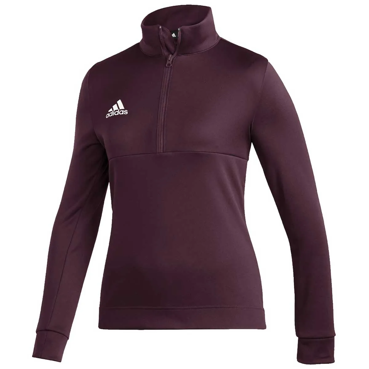 adidas Women's Team Maroon/White Team Issue 1/4 Zip