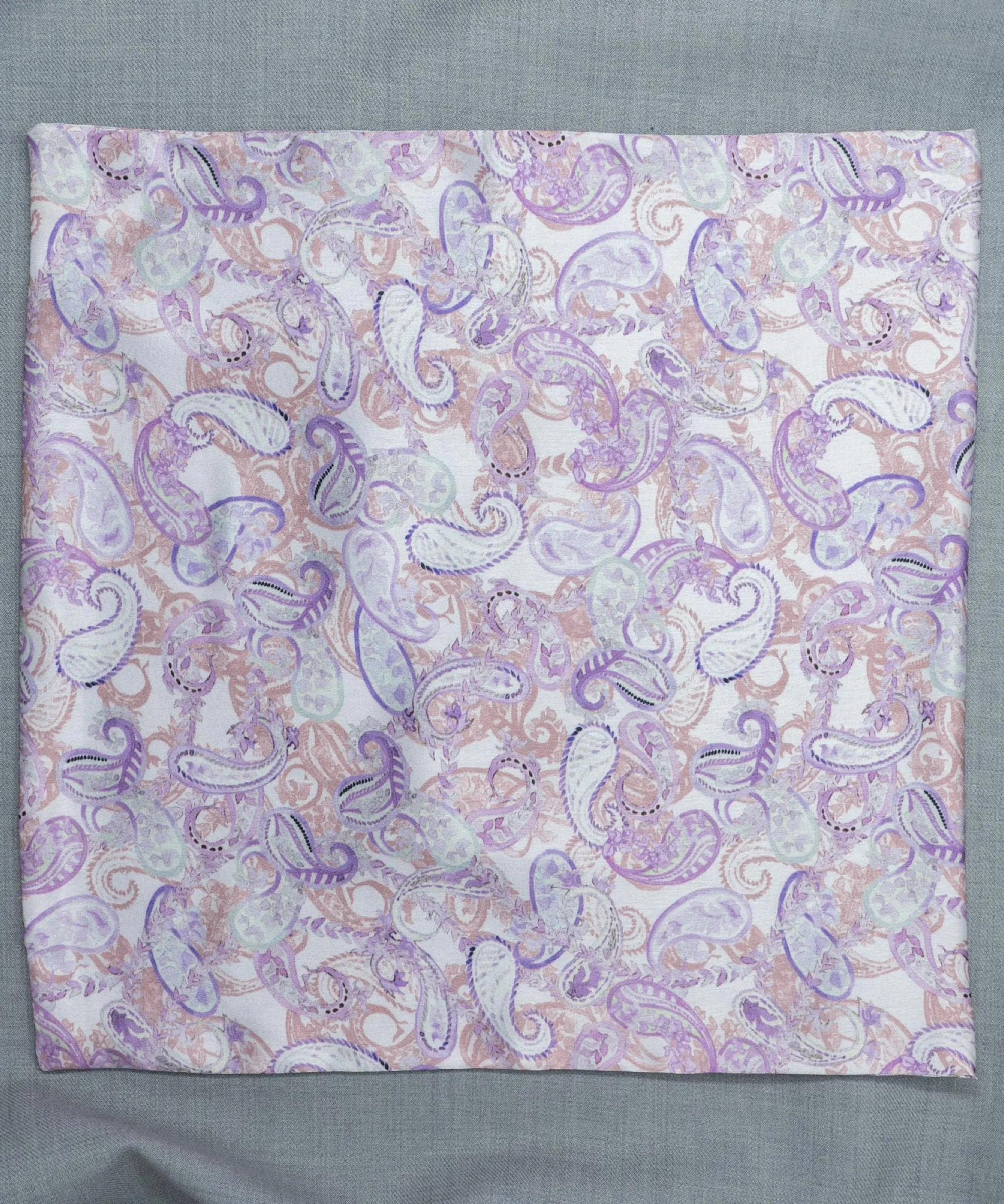 After 8 Paisley Purple Pocket Square