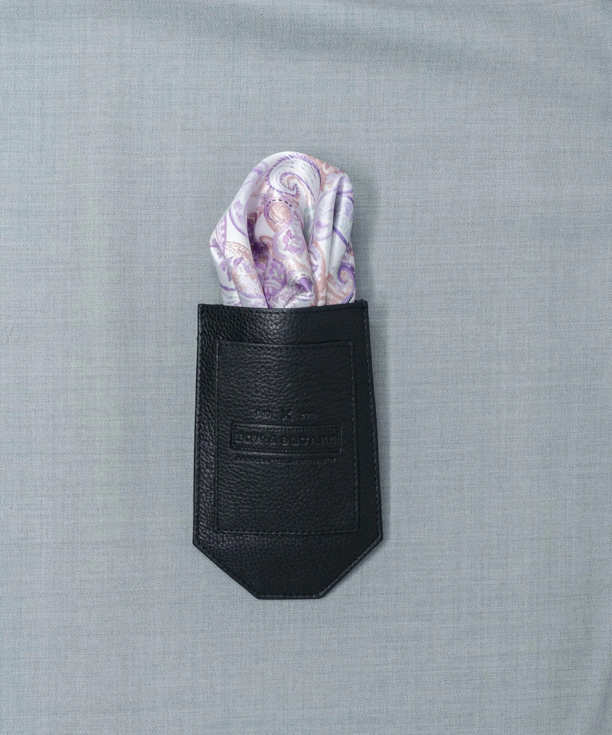 After 8 Paisley Purple Pocket Square