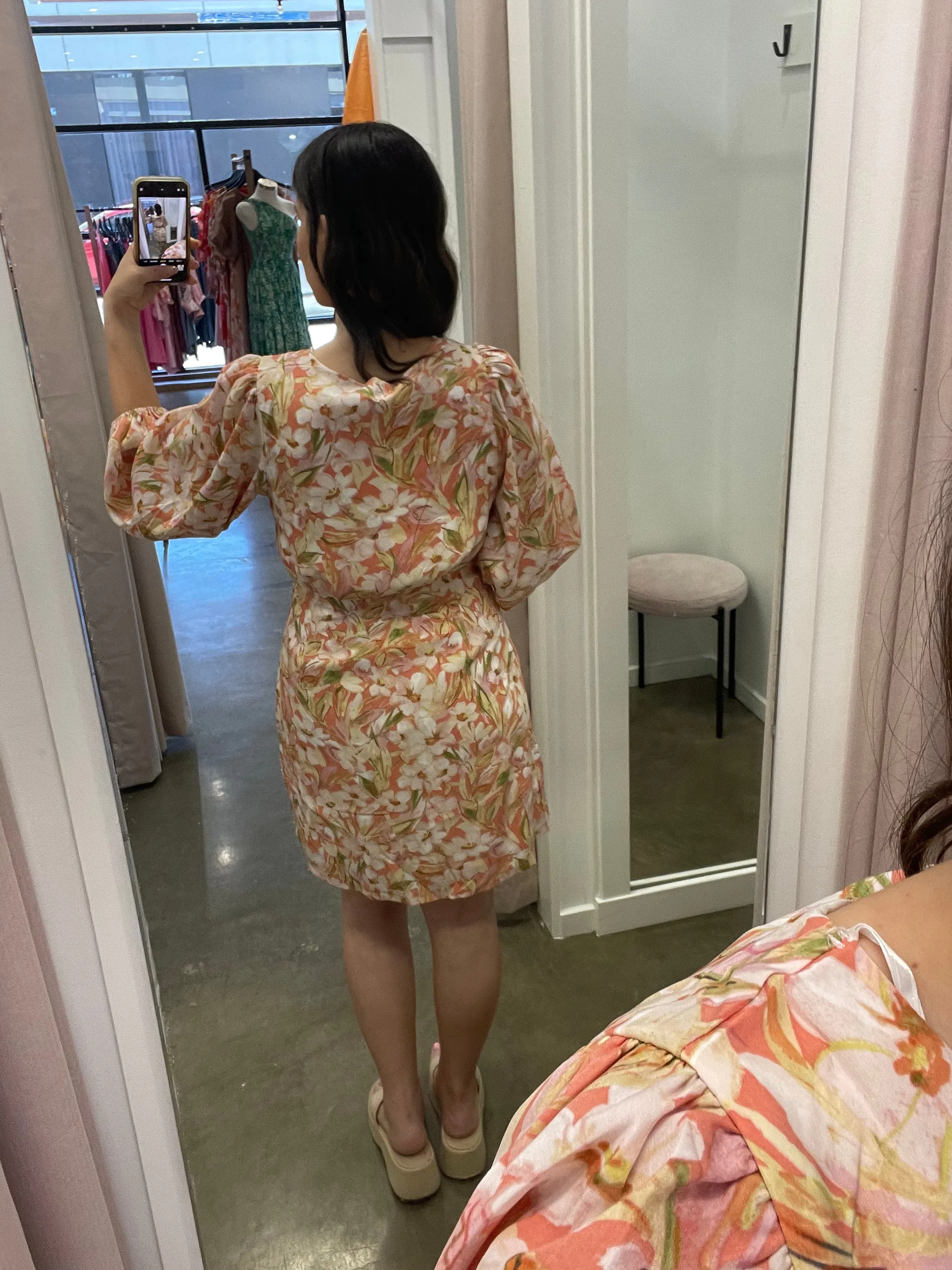 Alba Wrap Dress (Pink Floral)