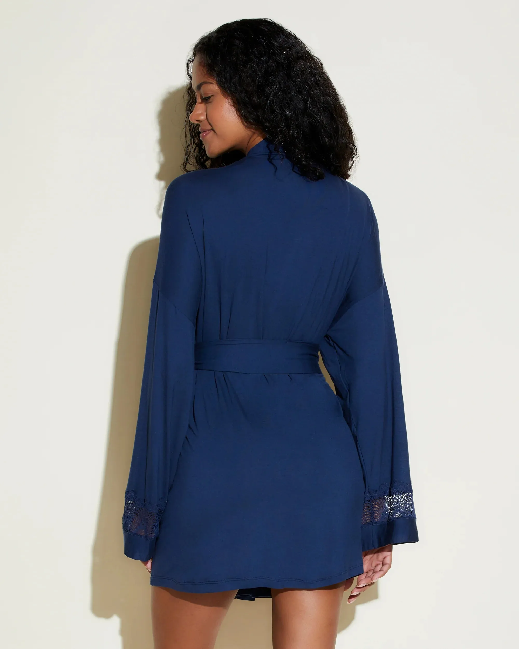 Allure Sleep Robe | Navy