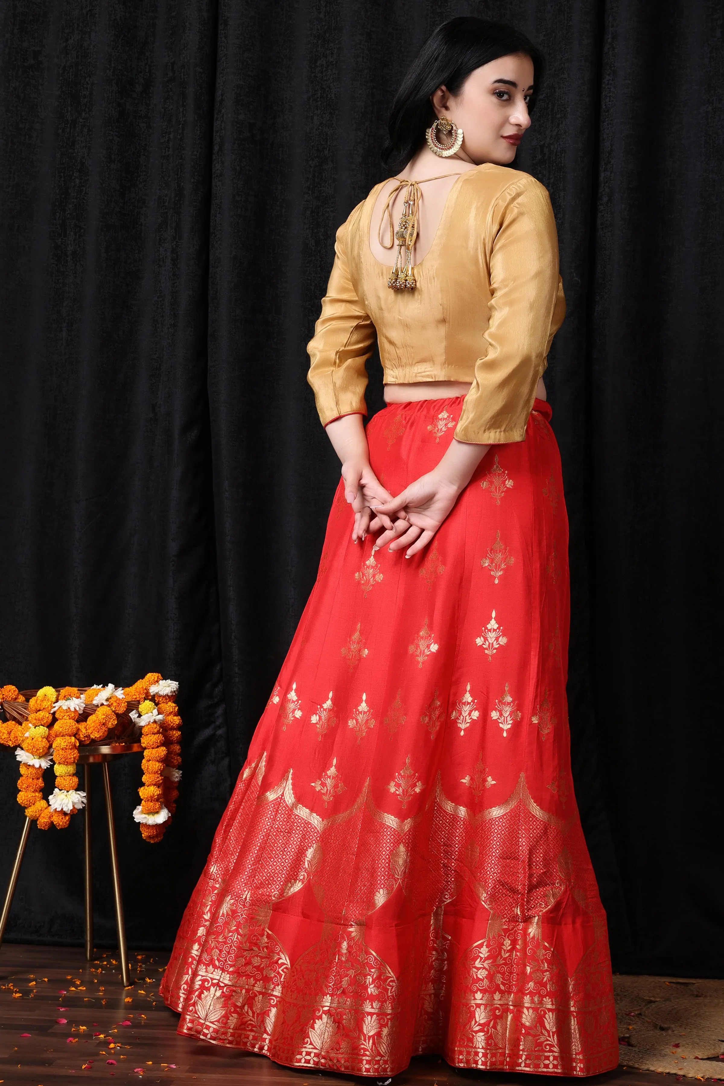 Ananya Rajatva Banarasi Silk Lehenga