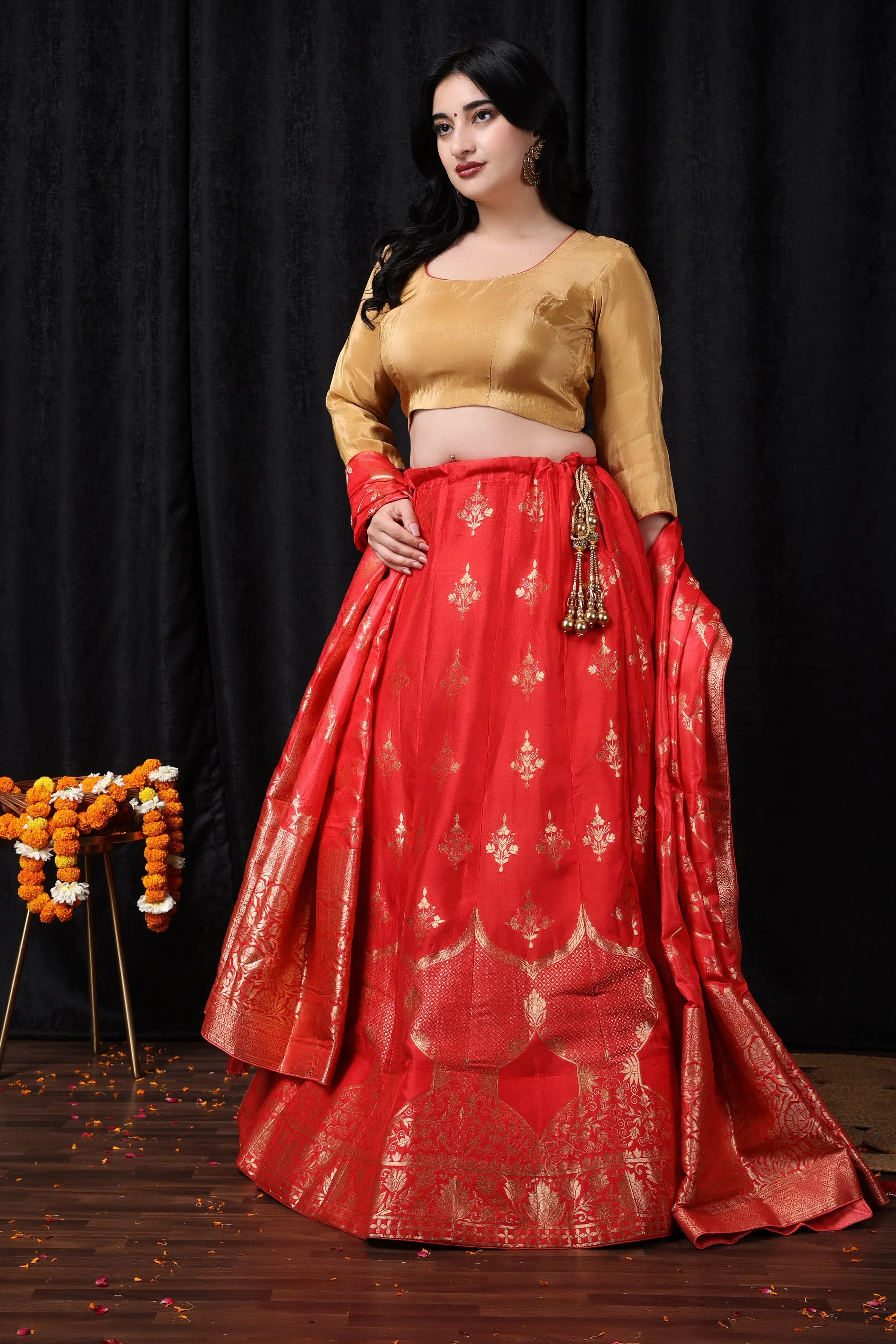 Ananya Rajatva Banarasi Silk Lehenga