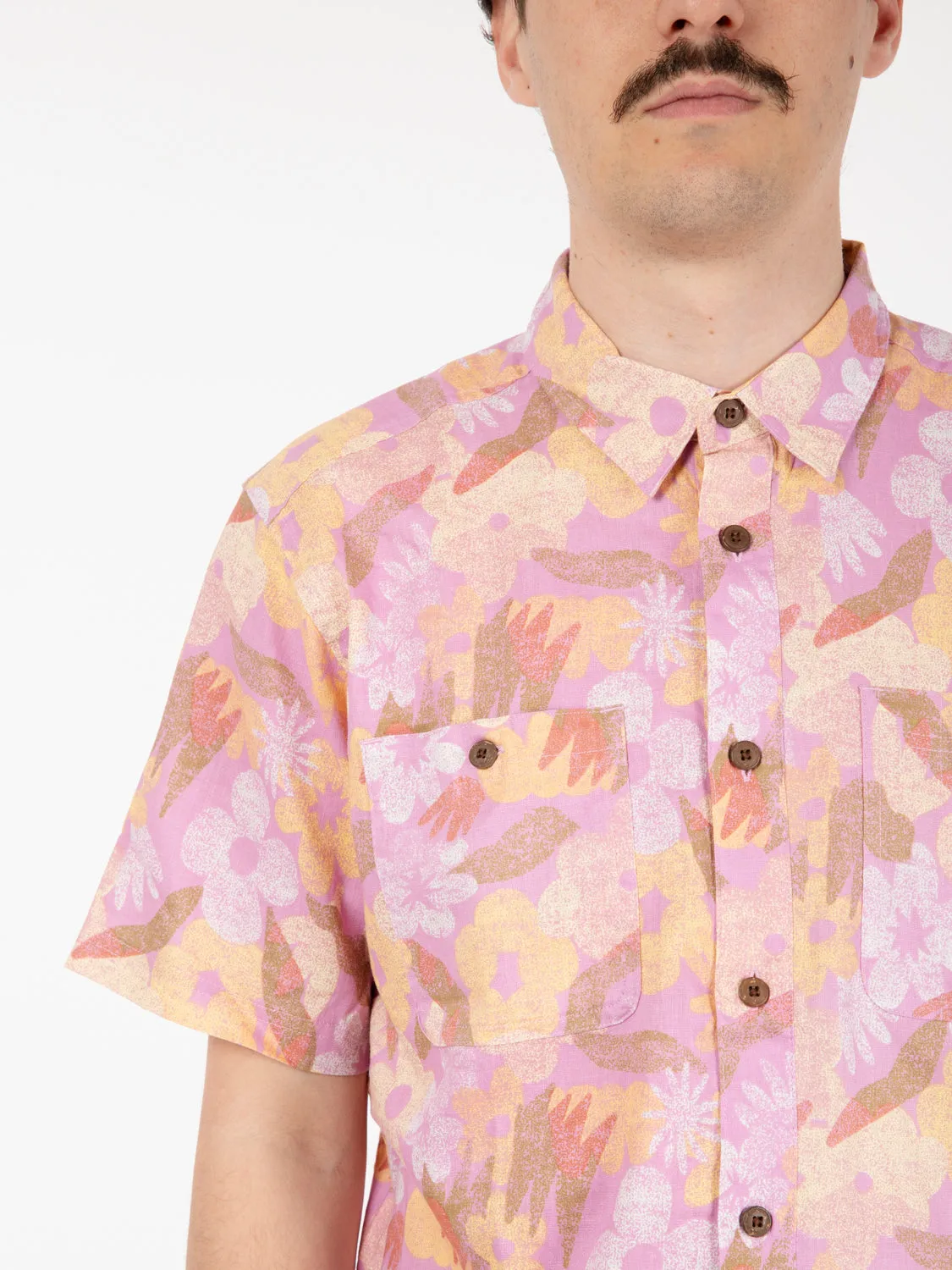 Back Step shirt milkweed mauve