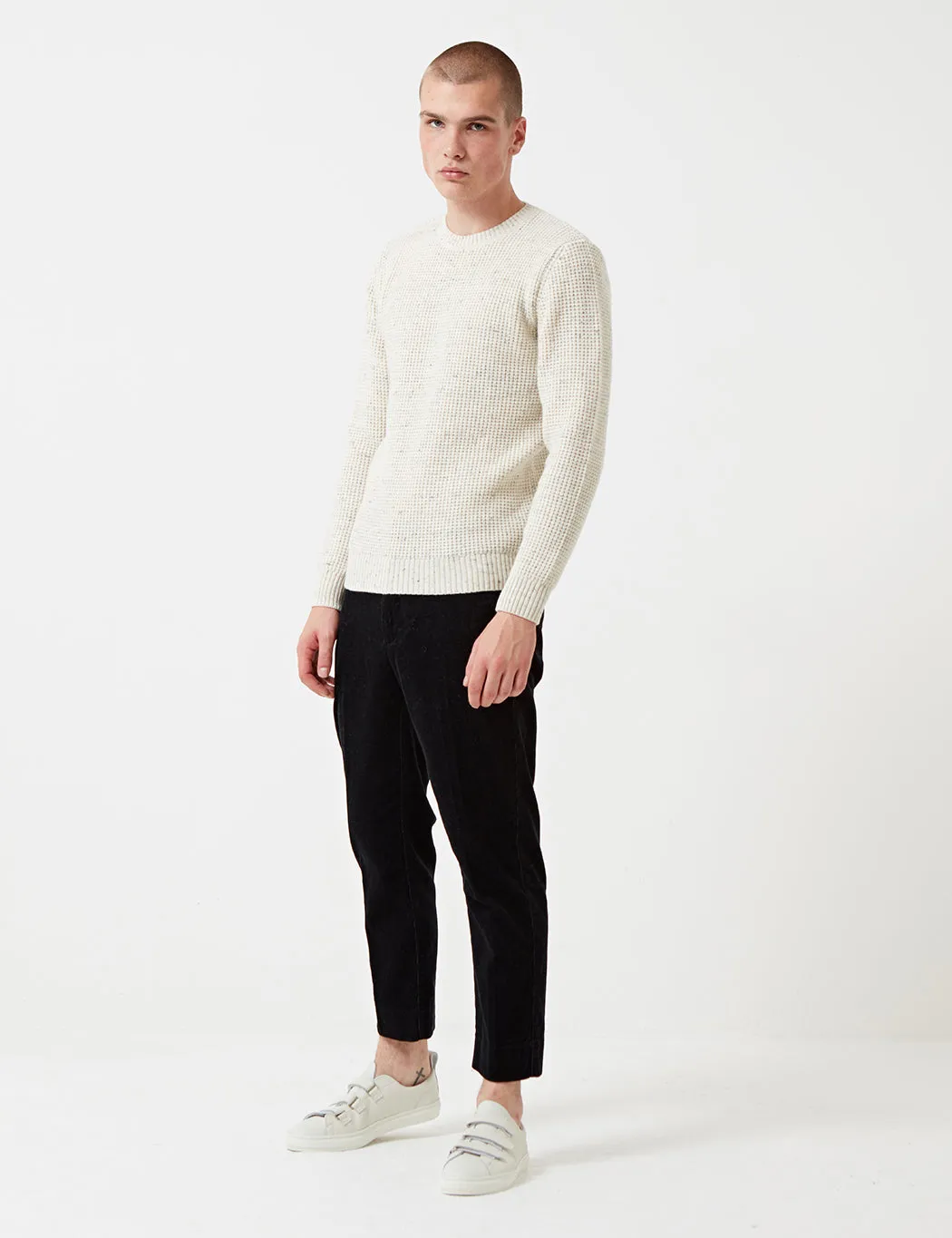 Barbour Blade Knit Jumper - Fog Grey