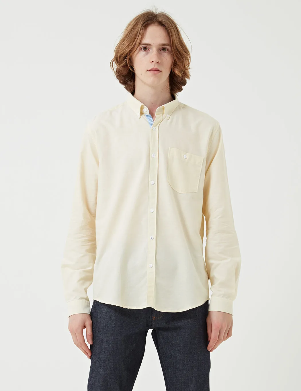 Barbour Grange Shirt - Lemon Yellow