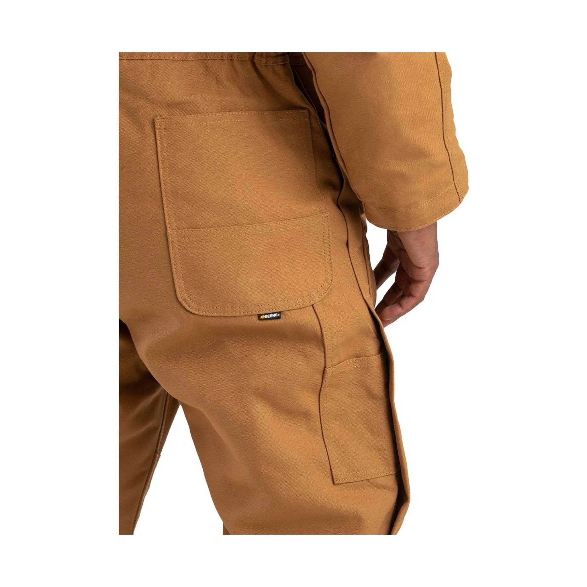 Berne Men's Heritage Duck Insulated Coverall - Brown