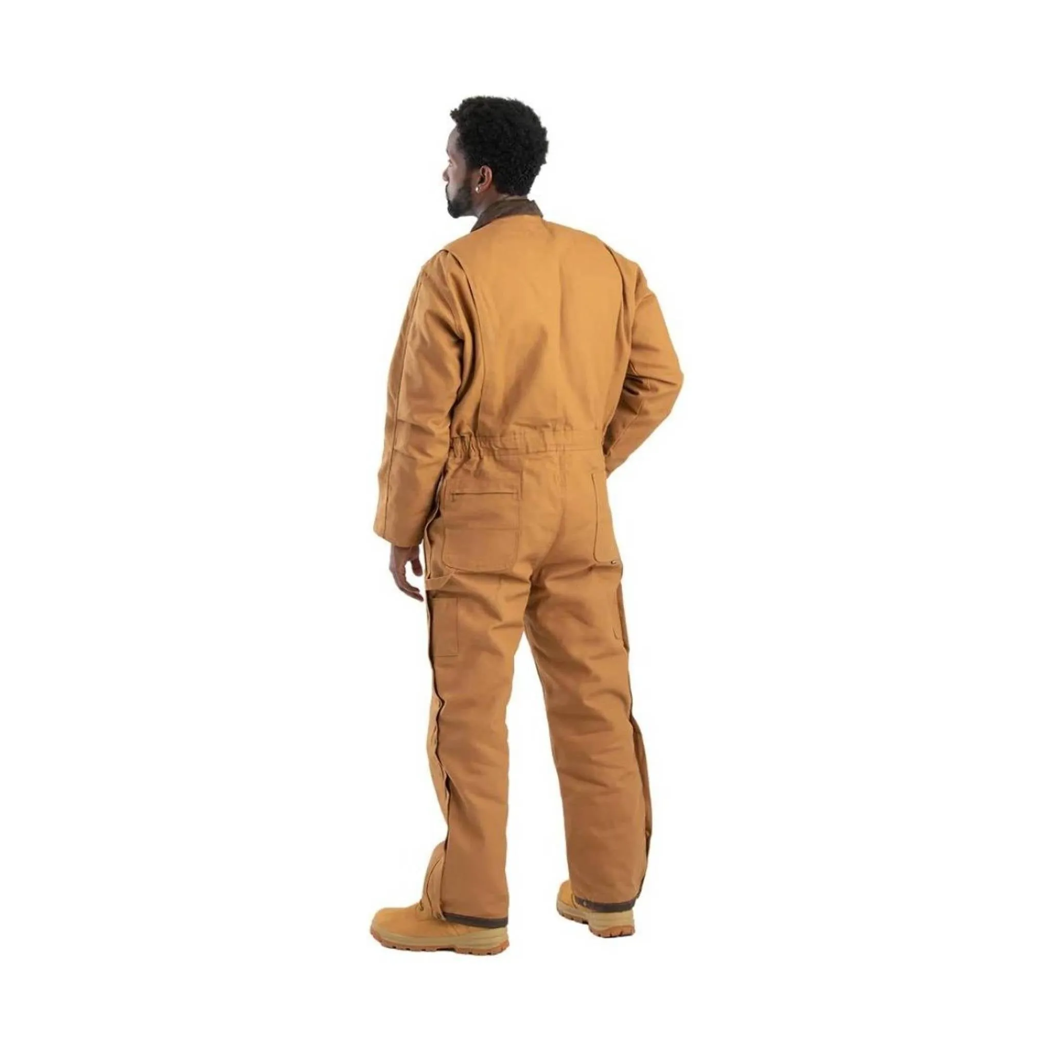 Berne Men's Heritage Duck Insulated Coverall - Brown