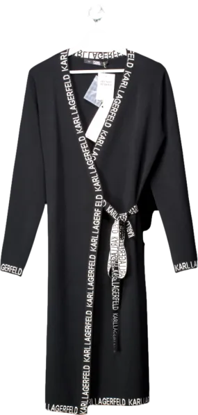 Black Karl Lagerfeld Wrap-dress UK 10