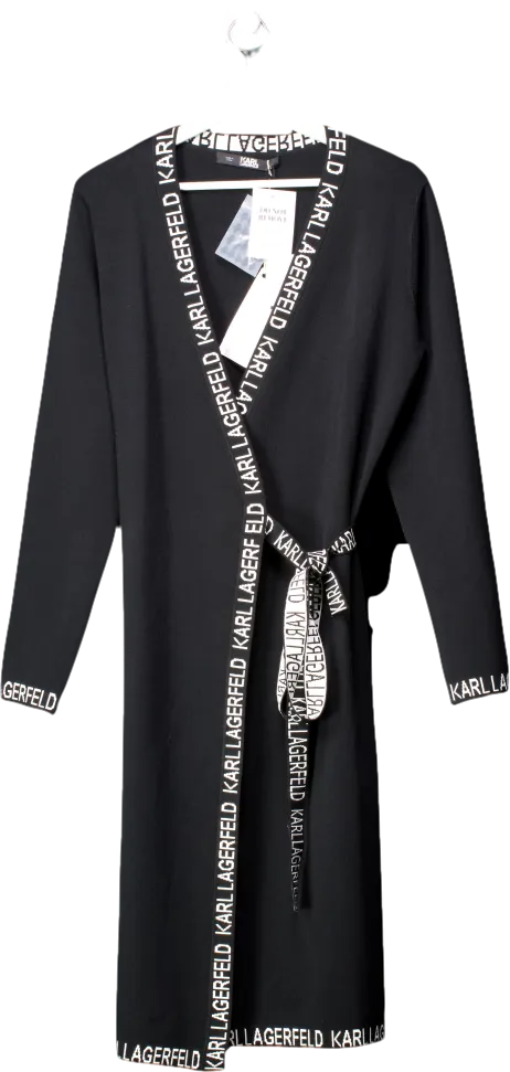 Black Karl Lagerfeld Wrap-dress UK 10