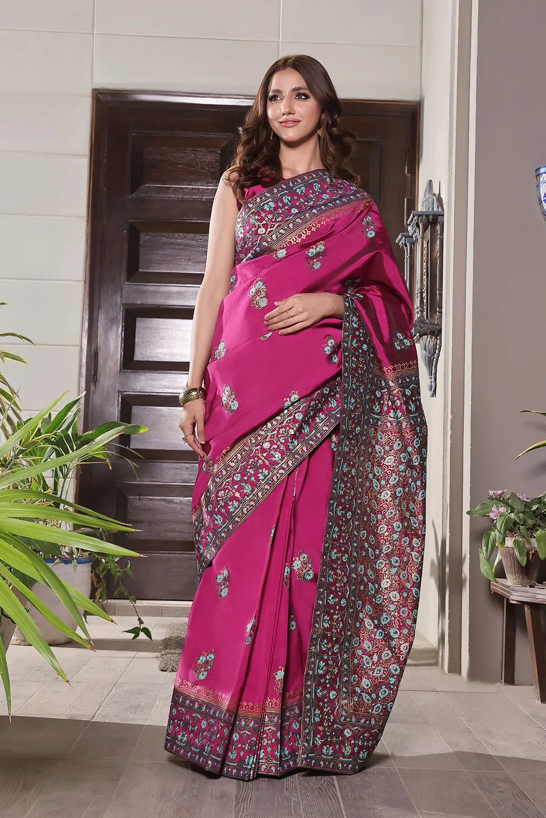 Block Printed Luxury Saree | New Arrivals | SR202312