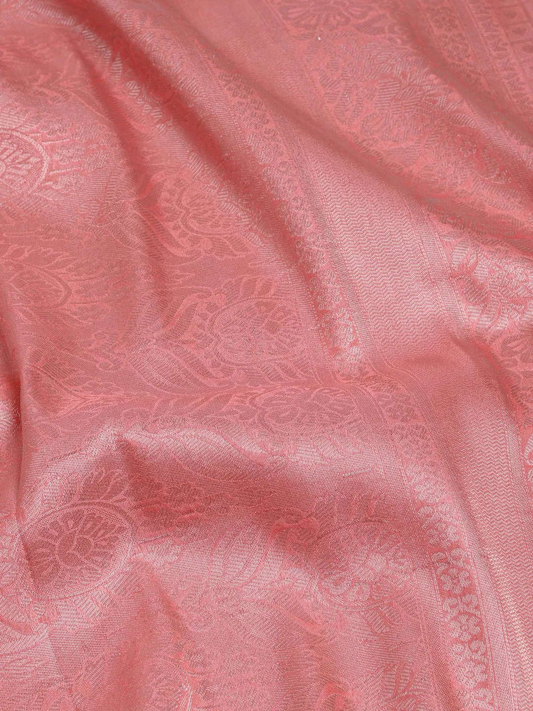 Brocade Zari Jaal Handloom Woven Saree