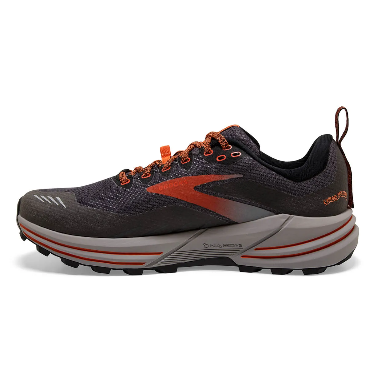 Brooks Cascadia 16 GTX Mens | Black/ebony/cinnabar