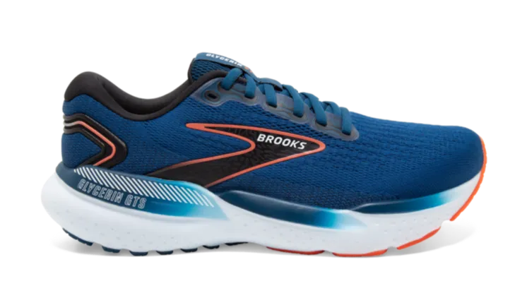 Brooks Glycerin GTS 21 (2E Width) - Blue Opal/Black (Mens)