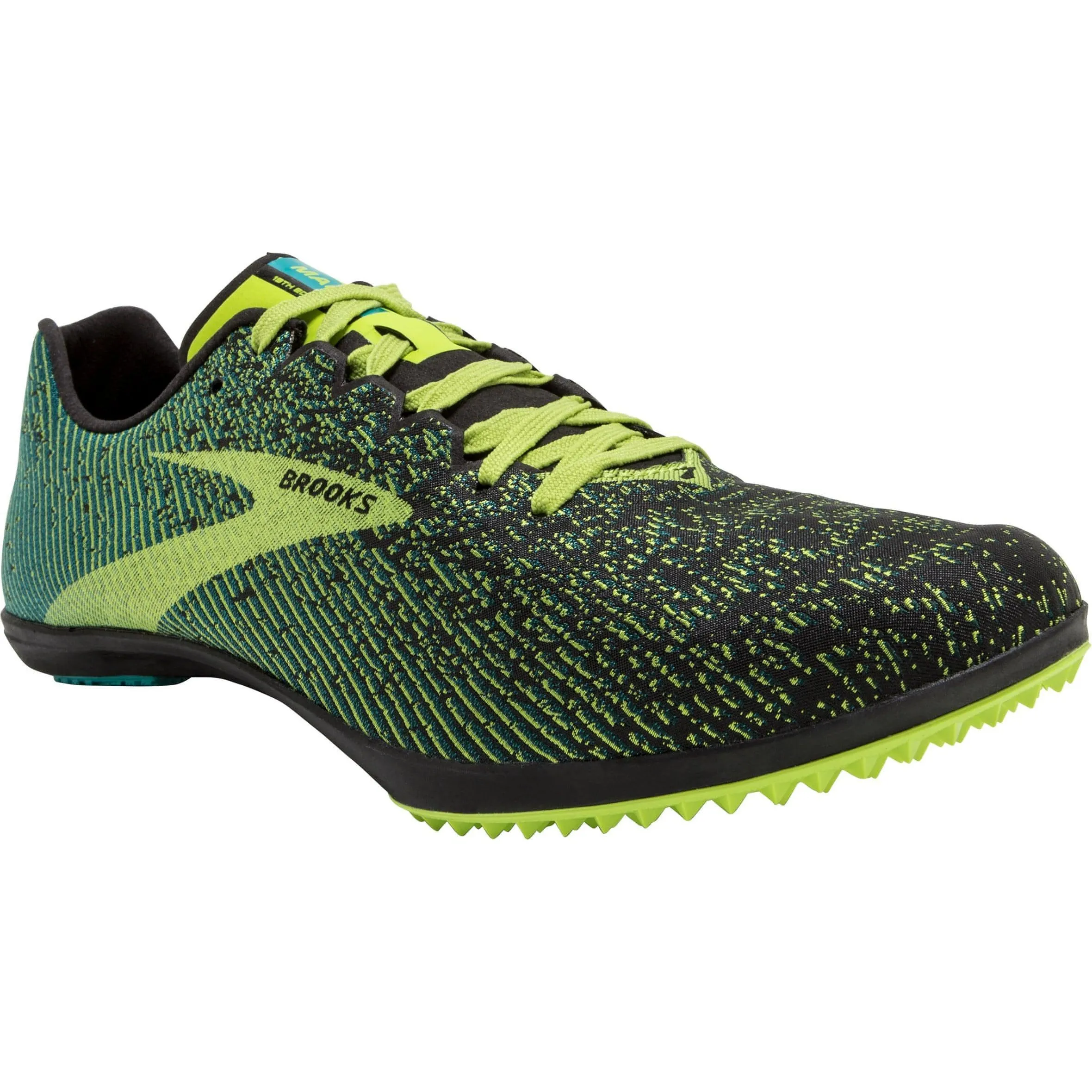 Brooks Mach 19 Spikeless Cross Country Running Spikes - Green