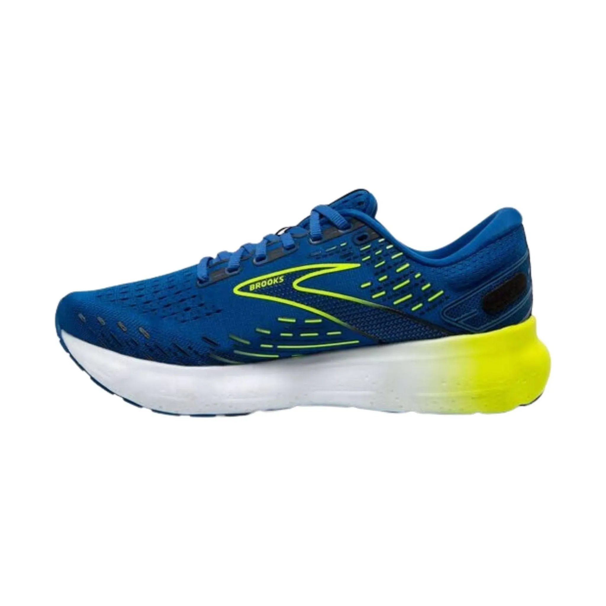 Brooks Men's Glycerin 20 Road Running Shoes - Blue/ Nightlife/White