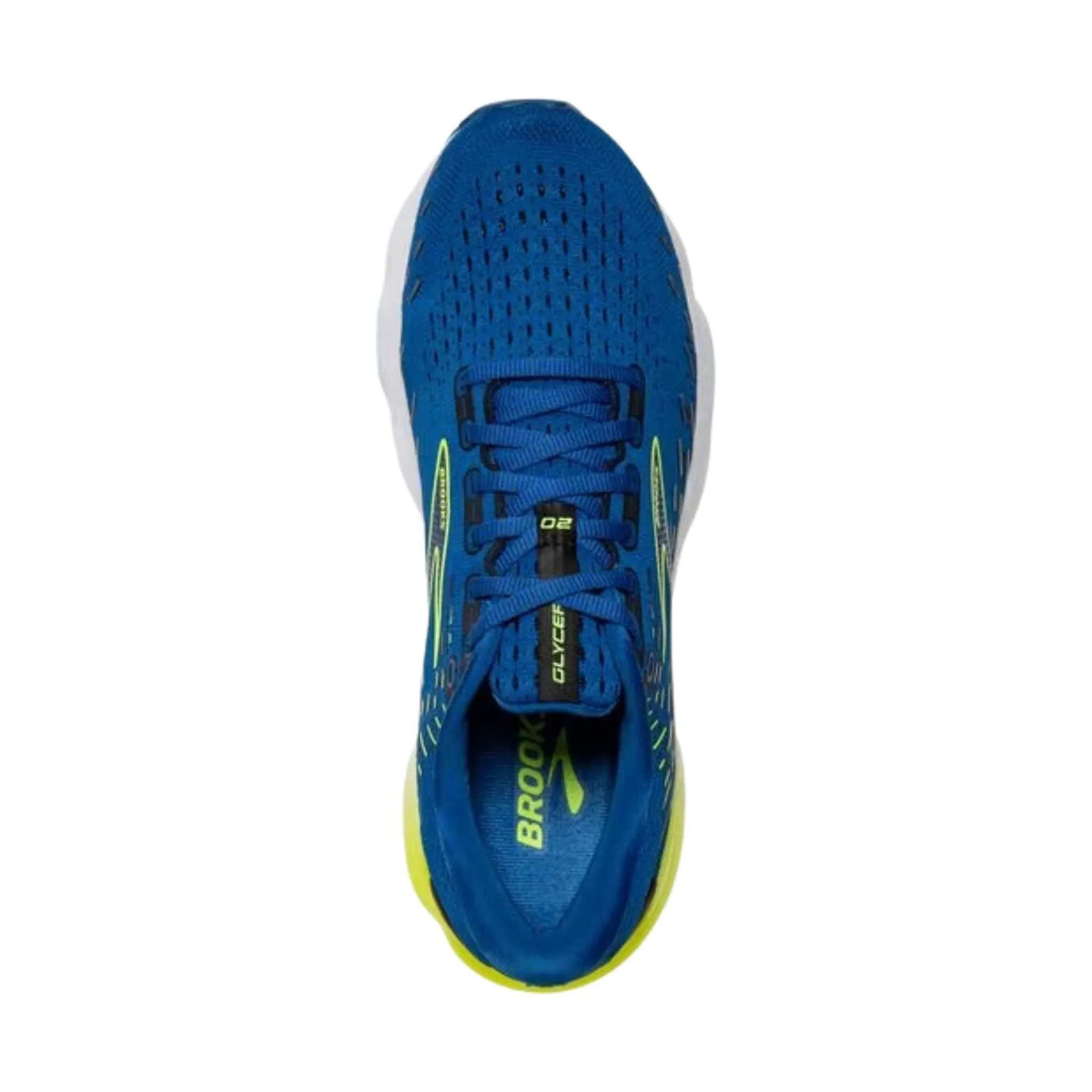 Brooks Men's Glycerin 20 Road Running Shoes - Blue/ Nightlife/White