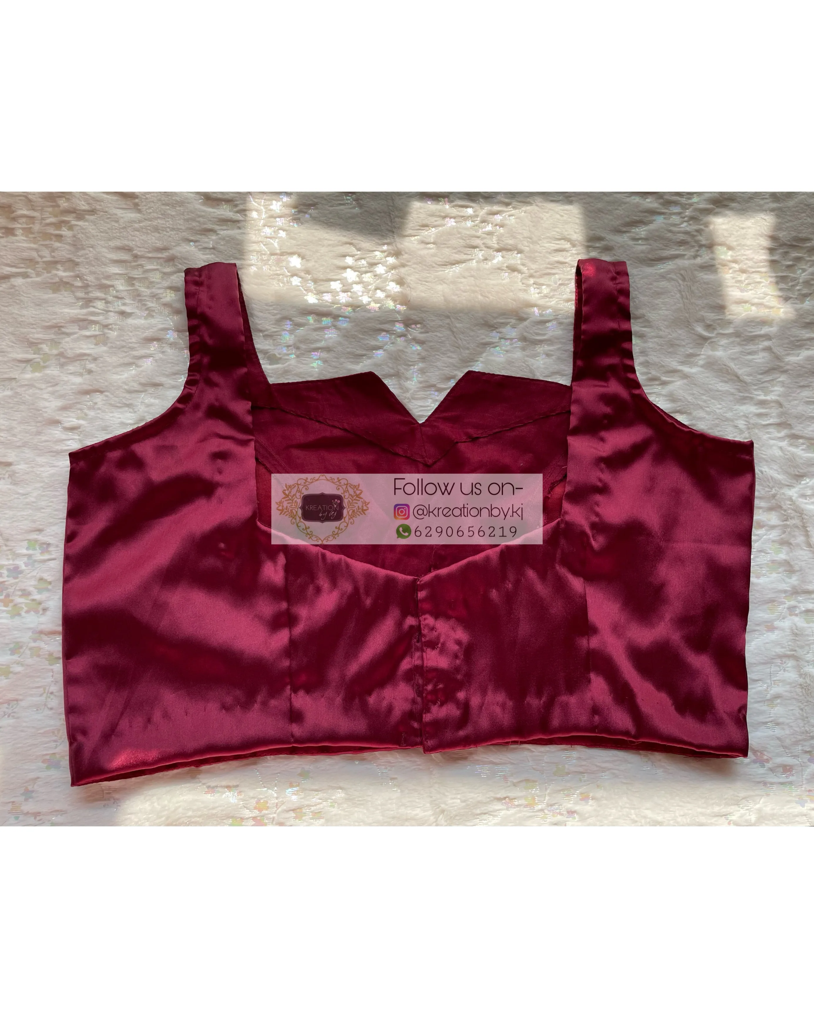 Celeste Cherry Wine Blouse