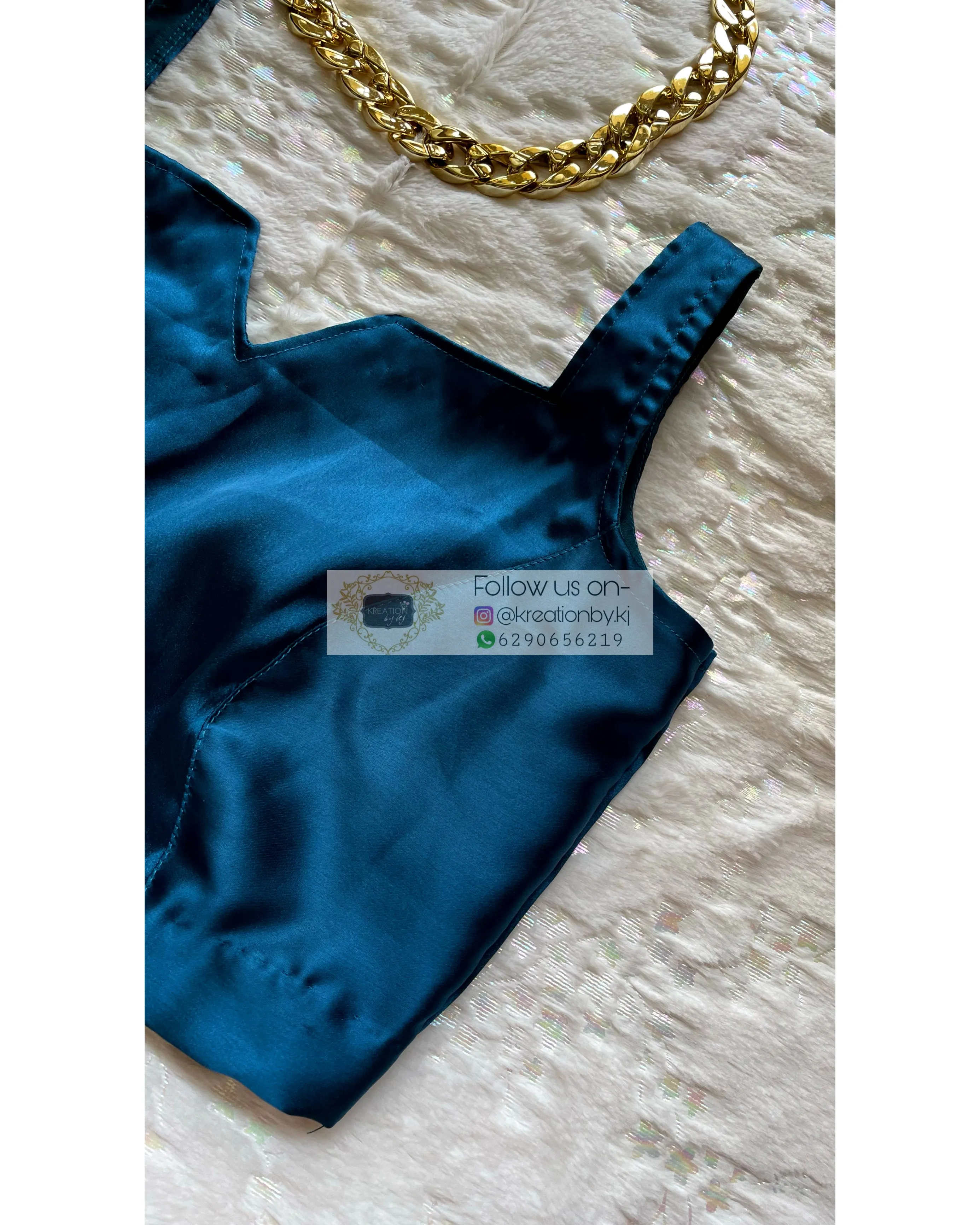 Celeste Cobalt Blue Blouse