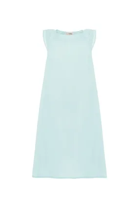 Chloe Nightgown Mini in Starlight Blue