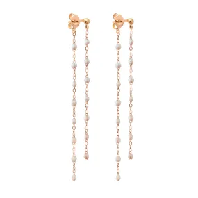 Classic Gigi dangling Opal earrings, Rose Gold