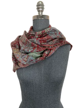 ETRO Paisley Fringe Trim Oblong Scarf