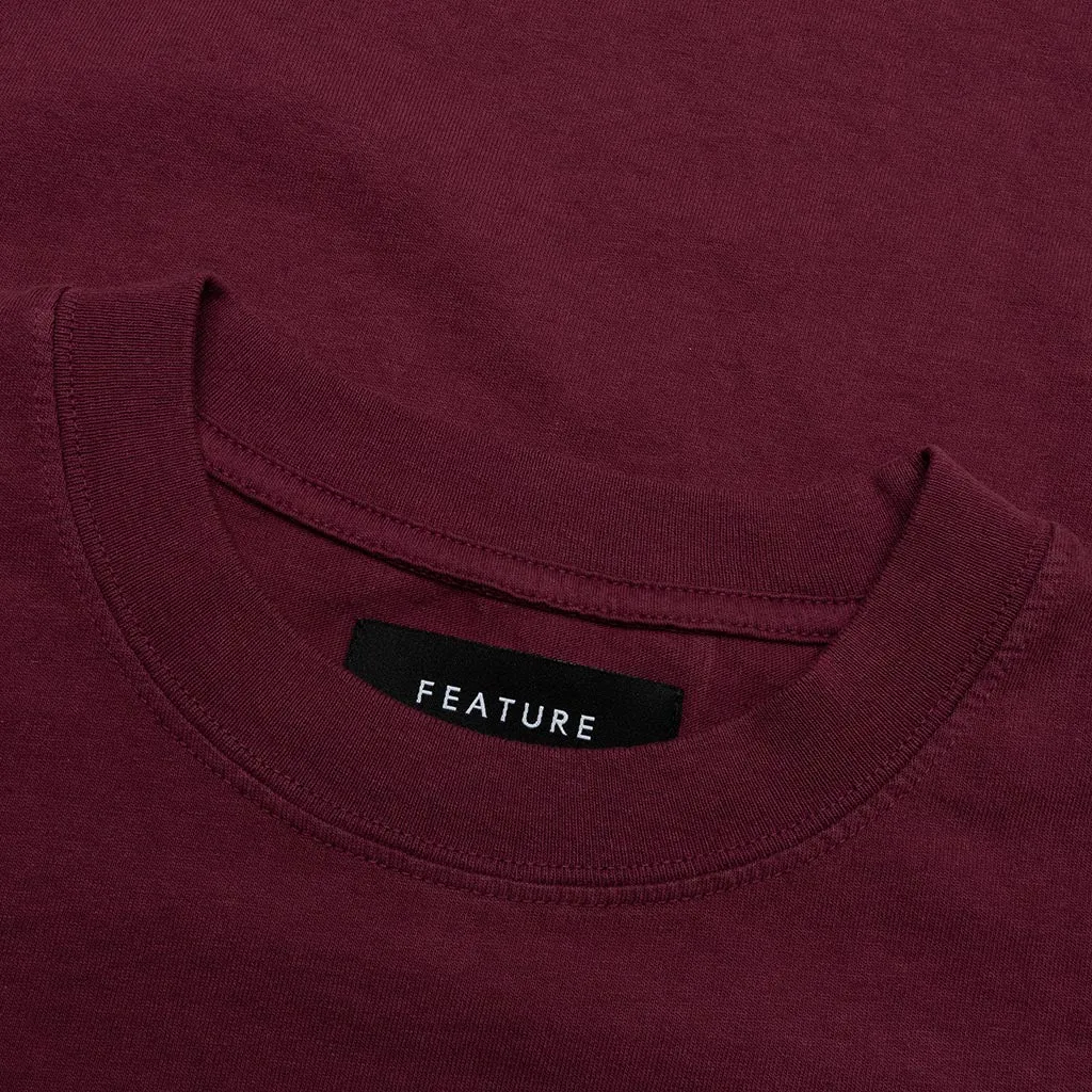 Feature x ASU Crest Tee - Maroon