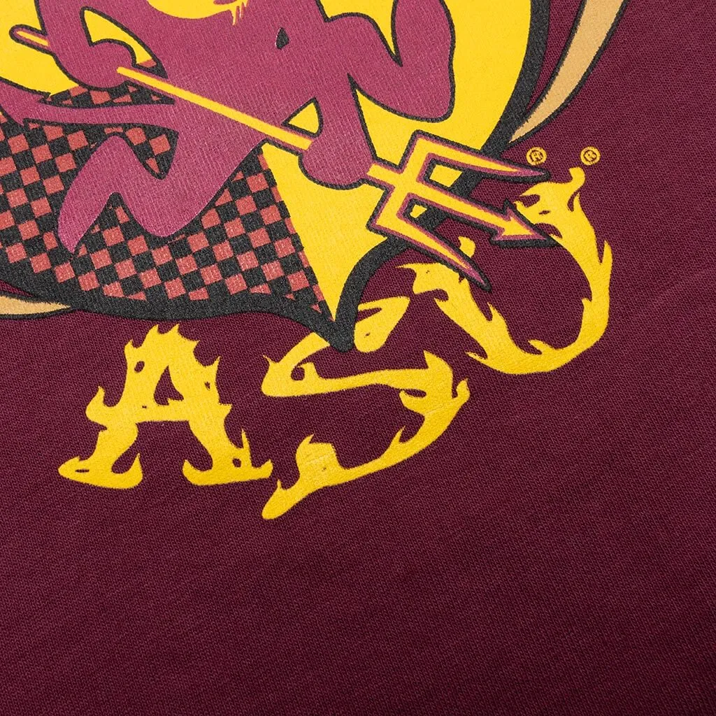 Feature x ASU Crest Tee - Maroon