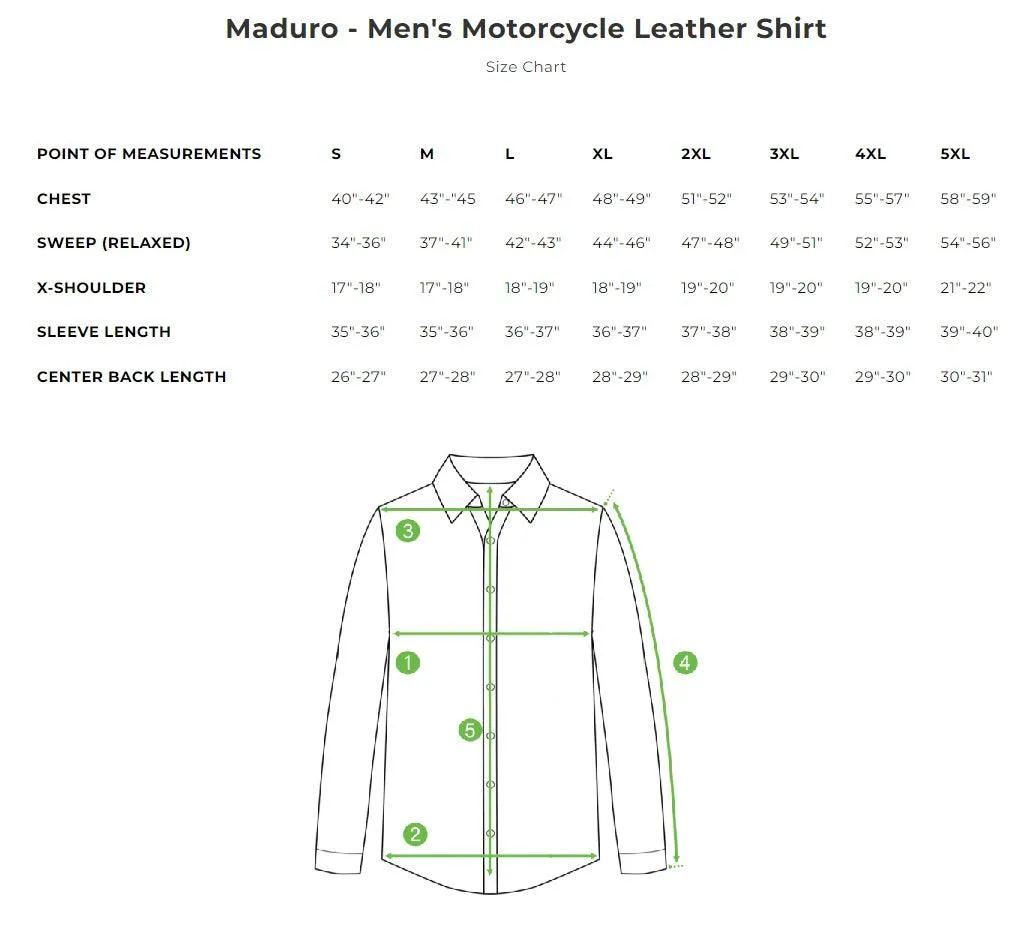 First Mfg Maduro - Men's Motorcycle Leather Shirt