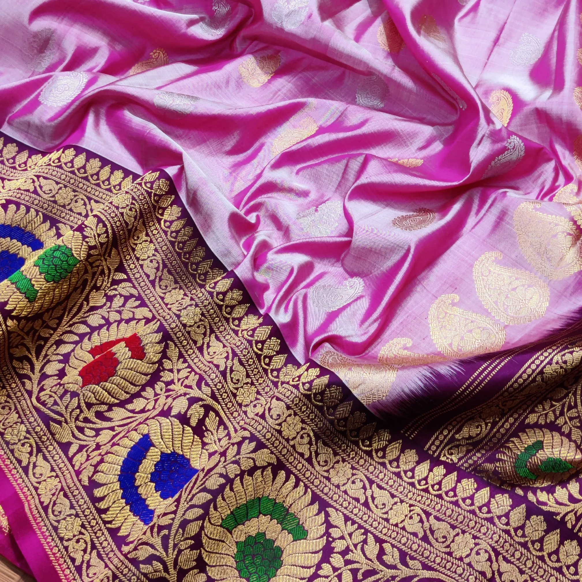 Gadwal Pure Paithani Saree - GPS61