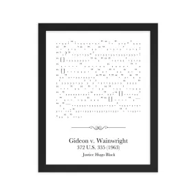 Gideon - 11 x 14 Framed Poster