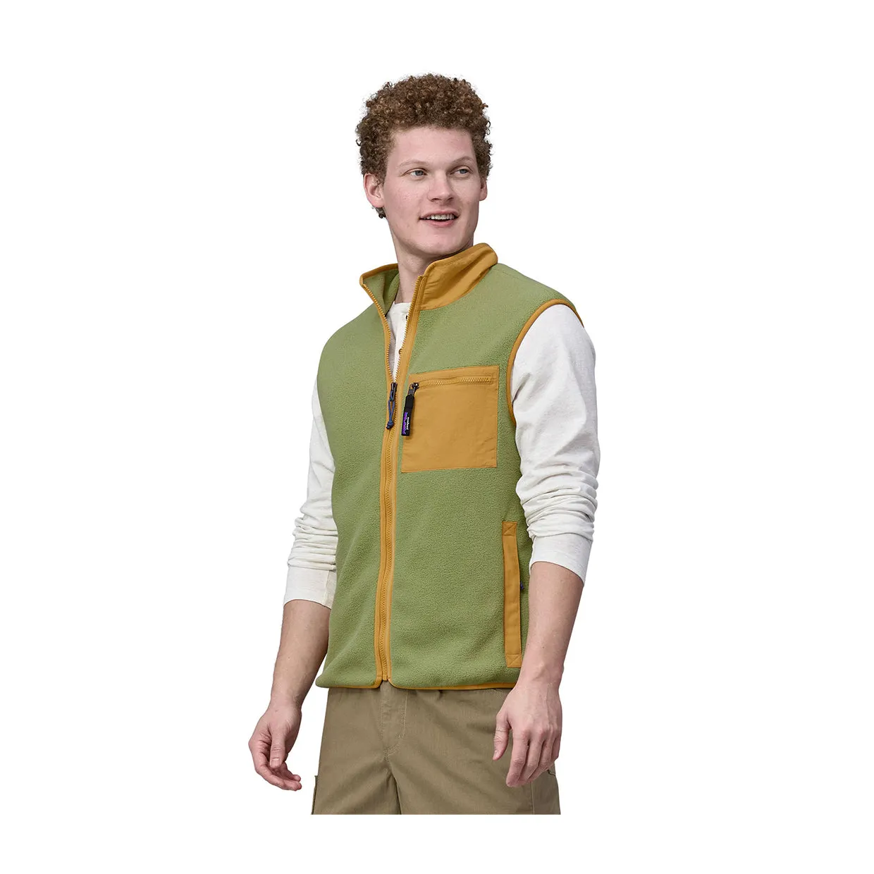 Gilet Uomo Patagonia Synchilla Verde