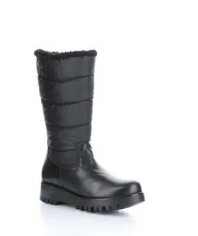 GRACEN PRIMA BLACK Round Toe Boots