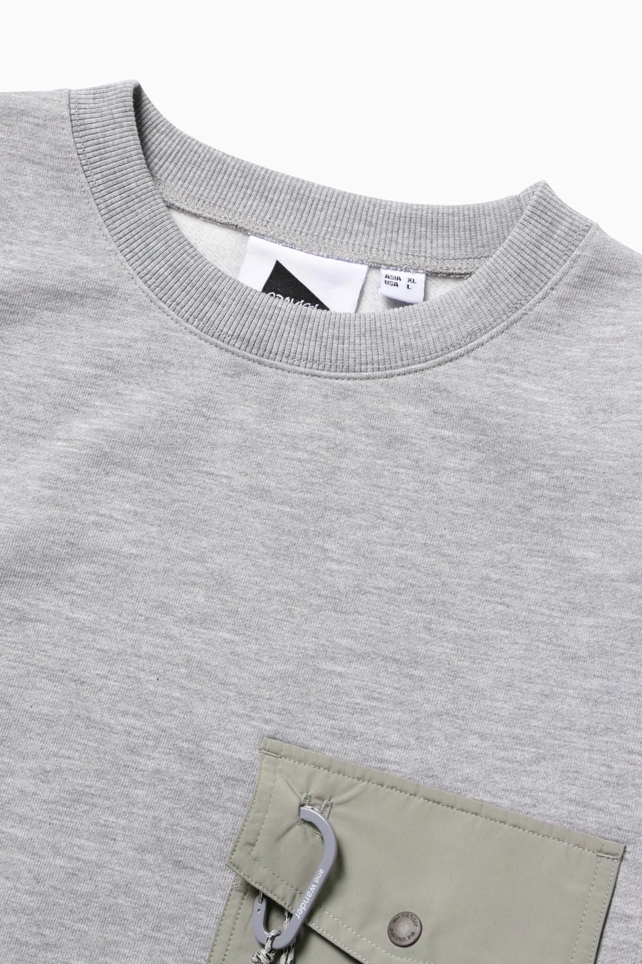 Gramicci x and wander Pocket Sweatshirt