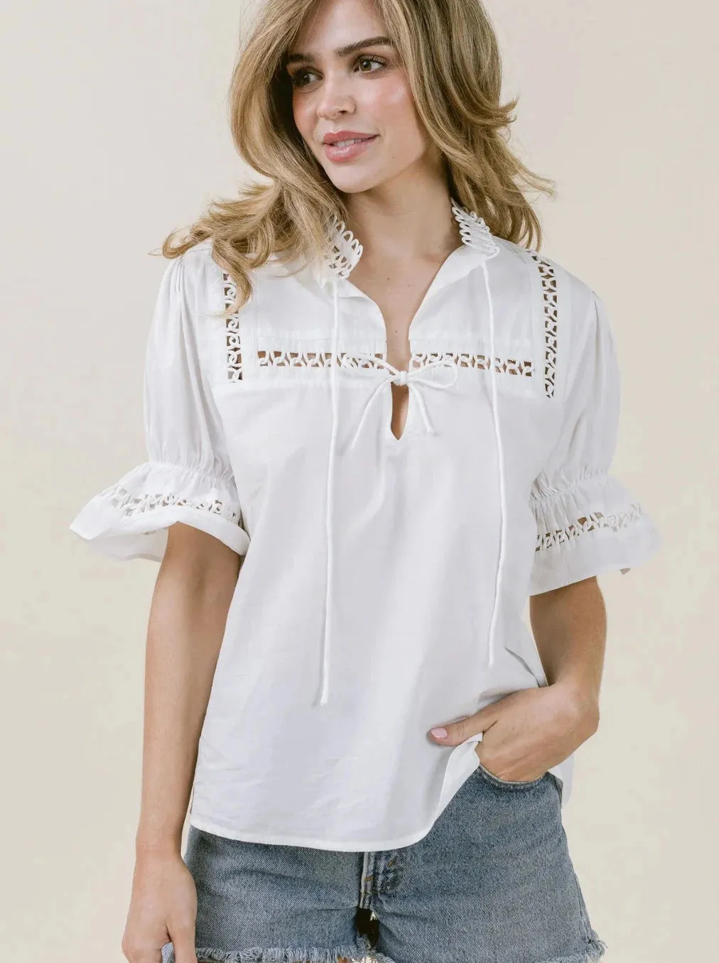 Harper Top | White