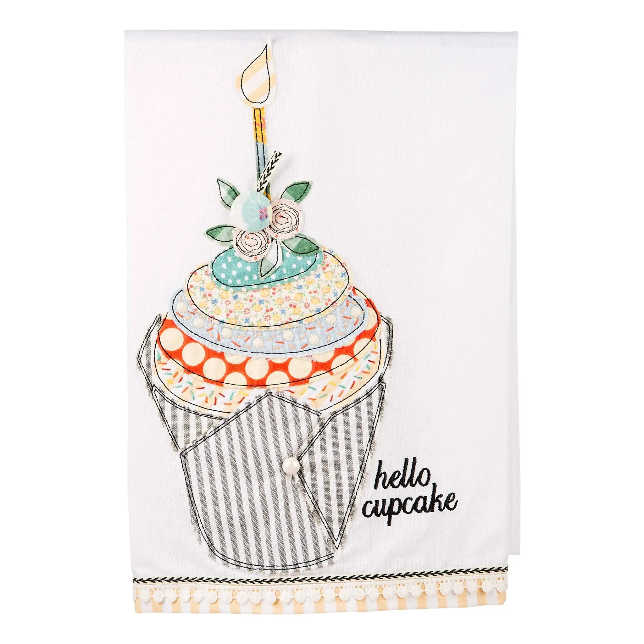 Hello Cupcake Tea Towel