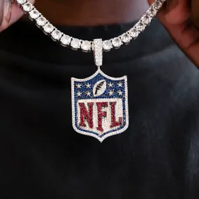 Iced NFL Logo Pendant