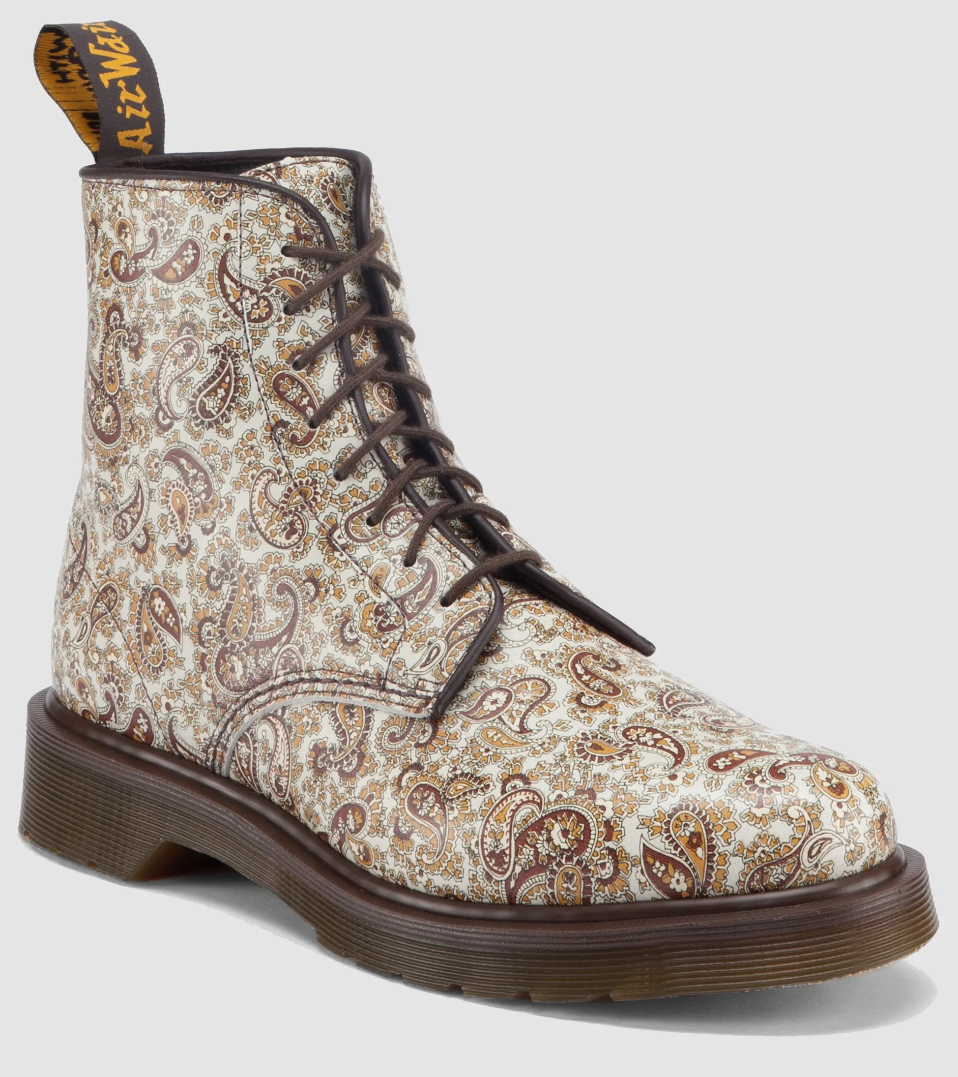 JEFFREY BEIGE BROWN PAISLEY BOOT