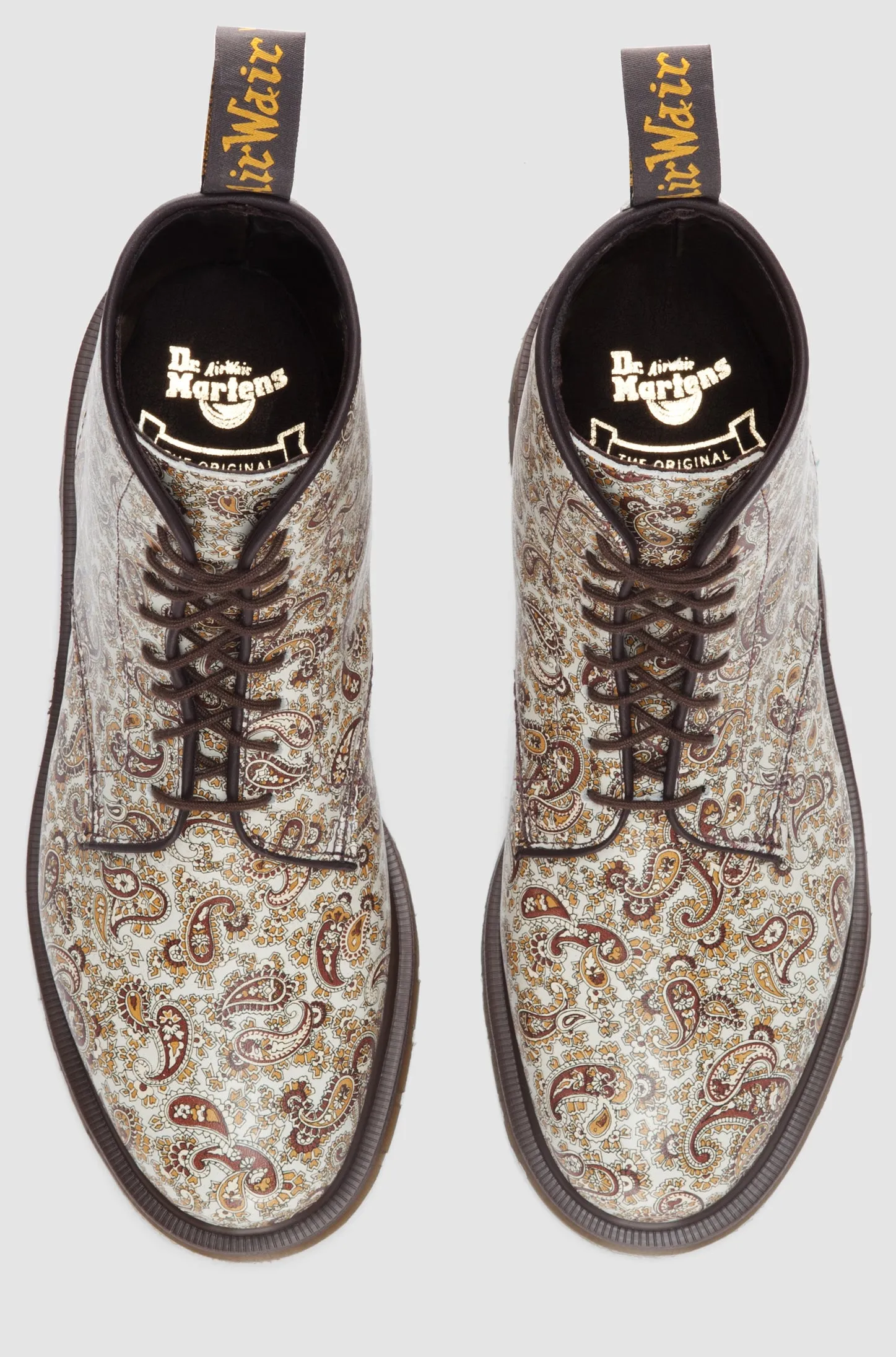 JEFFREY BEIGE BROWN PAISLEY BOOT