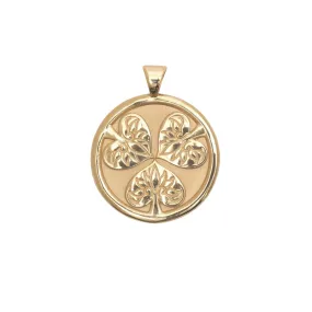 JOY JW Original Pendant Coin in Solid Gold