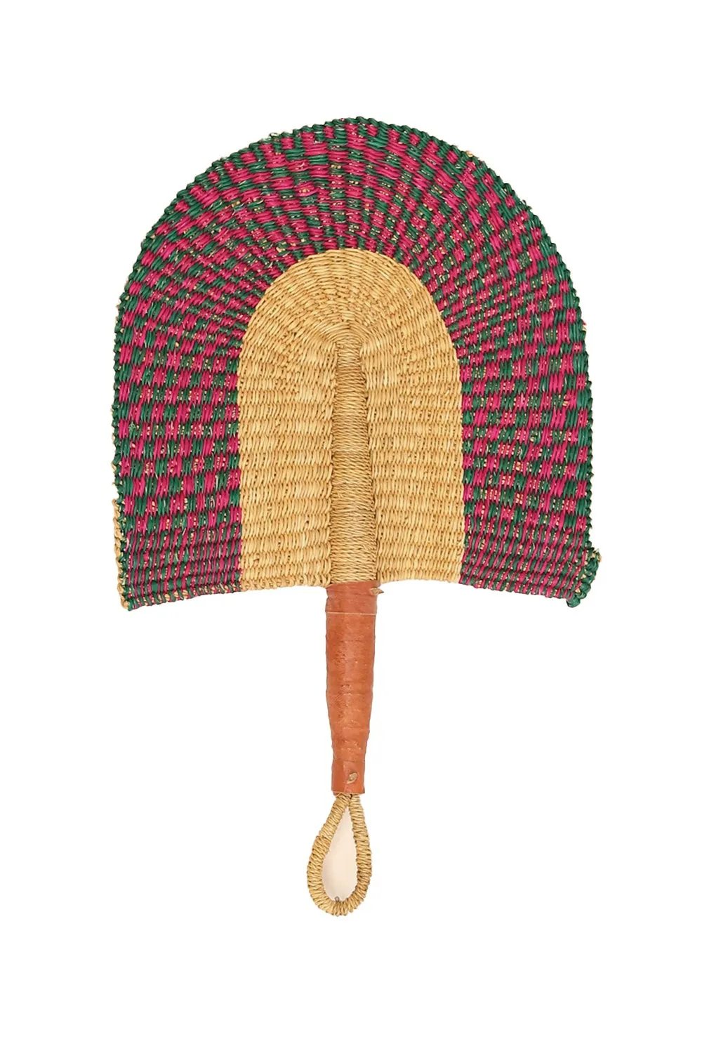 JUNGLE DIRECT ELEPHANT GRASS FAN PINK/GREEN