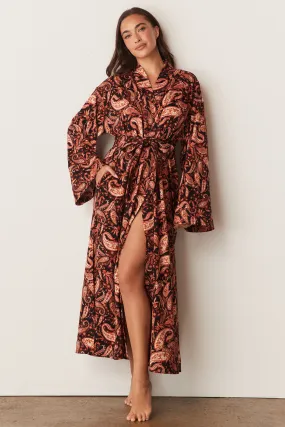 Kaia Kimono Robe | Paisley