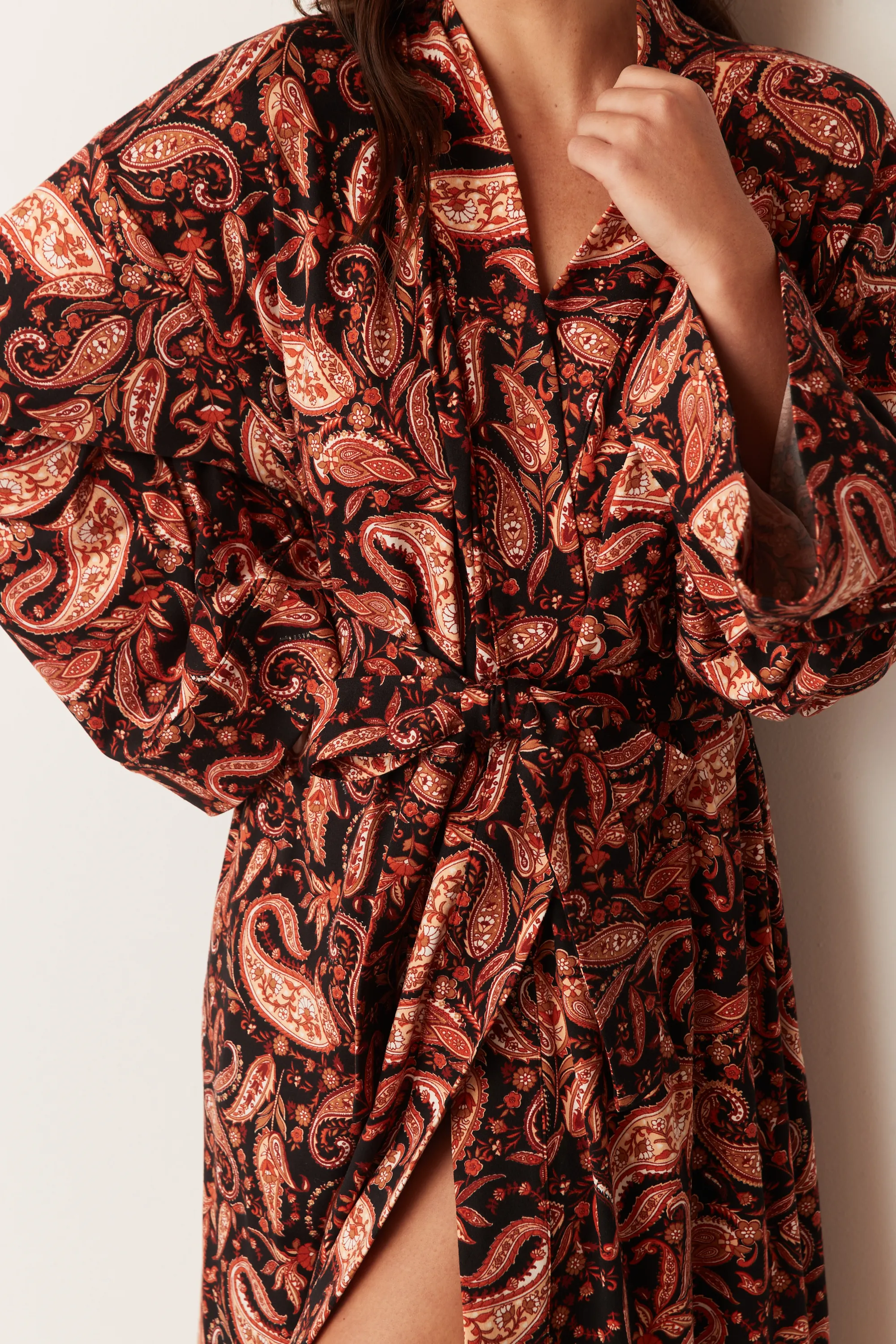 Kaia Kimono Robe | Paisley