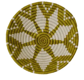 Kazi :: 6 Small Olive Hope Round Basket