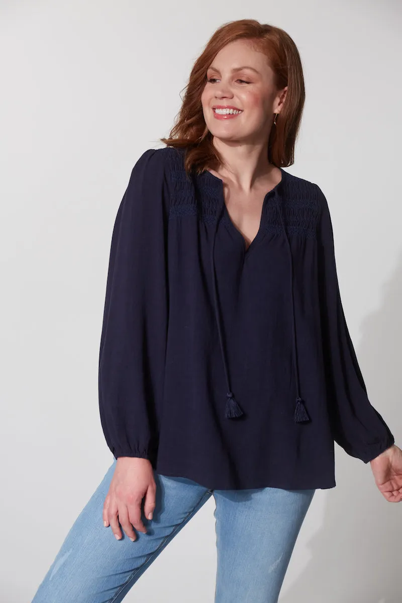 Lauder Blouse, Midnight