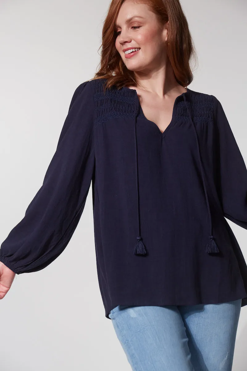 Lauder Blouse, Midnight