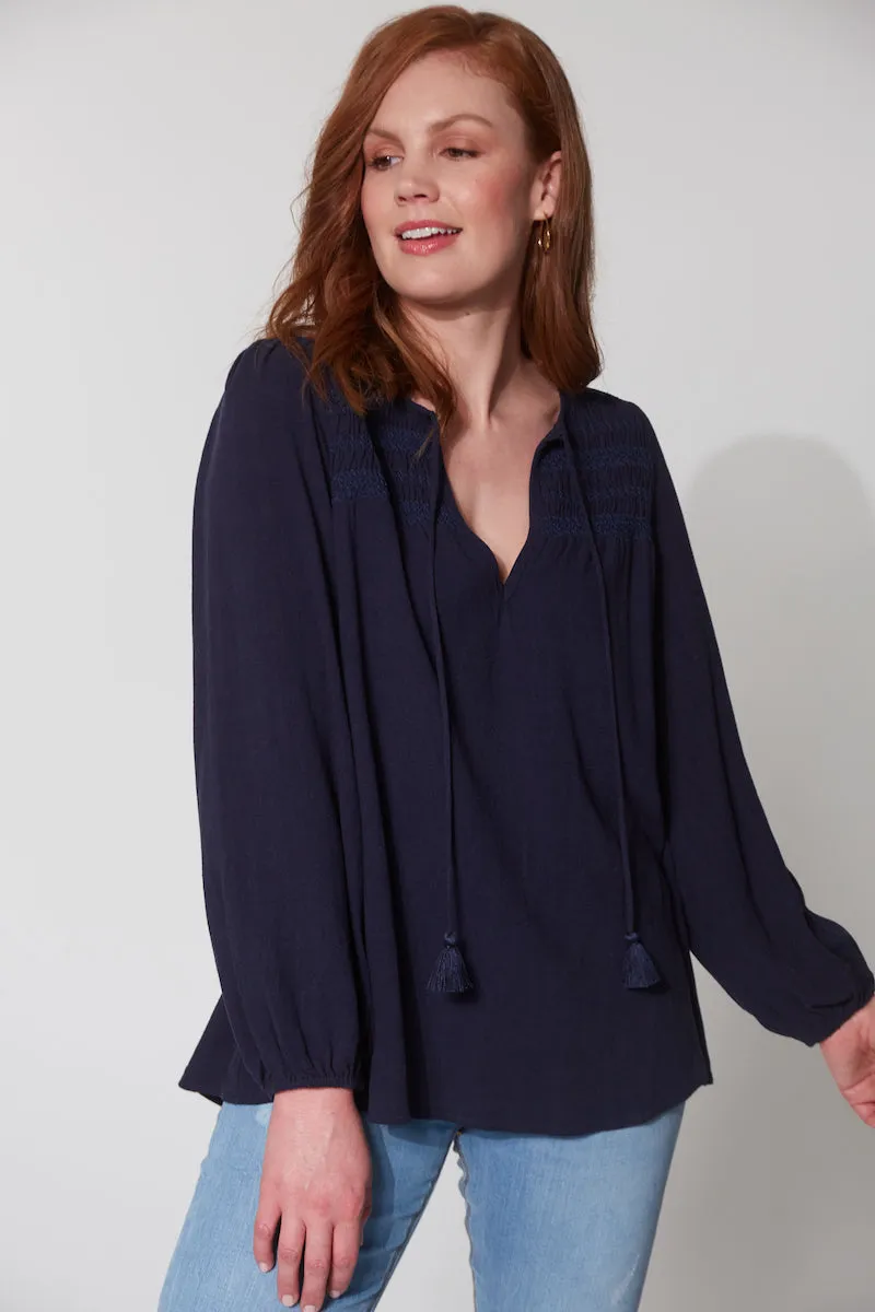 Lauder Blouse, Midnight