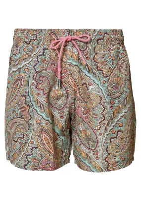 Light Turquoise Swim Shorts